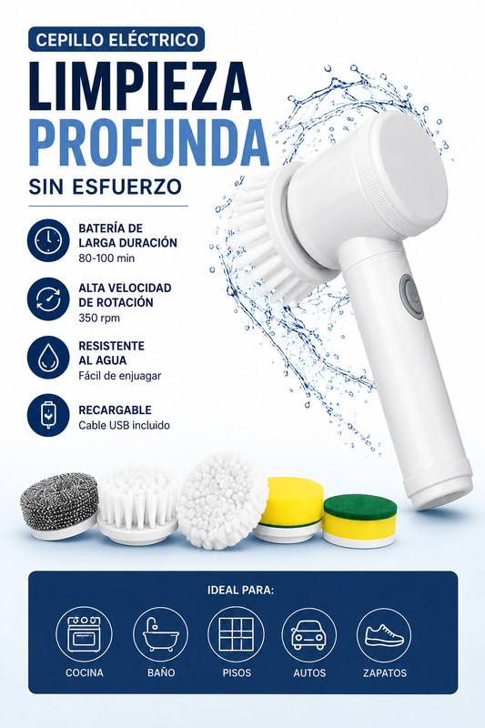 Cepillo Limpieza Hogar Inalambrico